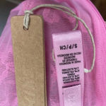 SKIMS Pink Lace Long Sleeve Dress S Photo 8