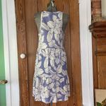 Gap  Blue Floral Sleeveless Sundress Soft Knit Size Medium 💚🍄 Photo 3