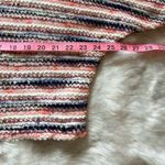 Anthropologie  Postmark Malu Spacedye Stripe Cold Shoulder Blouse Sweater Large Photo 11