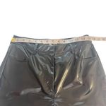 Tibi Tech Patent Faux Leather Skinny Trousers Pants Black Size 4 Costume Biker Photo 12