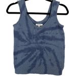 Madewell Blue Tie-dye Scoop Neck Knit Sweater Tank Top Sleeveless Size XXS Photo 1