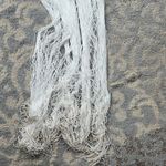 Elegant Sleeveless Bandage Fringe Dress White Large Photo 2