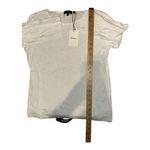 Theory  Maas Nebulous White Peruvian Cotton 3/4 Sleeve Tee, Womens Medium Photo 7