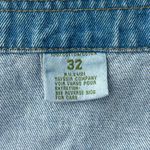 Y2K Denim Overall Mini Dress Blue Photo 4