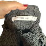 Frances Hart Maternity Maxine Smocked 100% Linen Ruffled Midi Dress Black Size undefined Photo 7