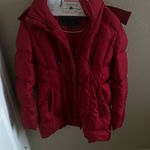 Andrew Marc  Red Puffer Jacket Photo 0