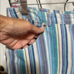 Westbound 🎬🎬🎬BOGOHO🎬🎬🎬Striped Blue and White Women's Jeans-14 Photo 2