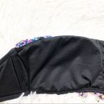 Victoria's Secret Victoria’s Secret Swim Black Bandeau Fringe Bikini Top Size Small Photo 2