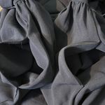 Bohme Böhme‎ Navy Wrap Dress Size Large Pockets  Midi Belted Classic Chic Style Photo 9