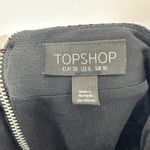 Topshop Mini Skirt 6 Blue Black Textured Indie Sleaze Edgy Y2K Alt Statement Photo 2