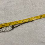 Vintage Woven Braided Seed Bead Necklace Gold White Choker Torsade Bib Collar Multiple Photo 3