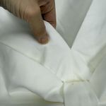 Lulus Blissfully Beaming White Sleeveless Bow Mini Dress Size M Bridal Wedding Photo 9