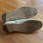 All Black Size 38 US 7.5 Woven Oxfords Shoes Lace Up Cream TINY FLAW Photo 4