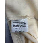 One World Womans  Medium Beige 2 Piece Pullover Crotchet Over Size Top Photo 3