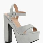 Boohoo grey platform heels Photo 0