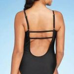 Shade & Shore Women's Mesh Swirl One Piece Swimsuit, Medium - New! Photo 3