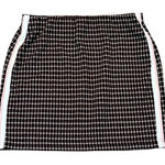 Forever 21  Maroon Crimson Burgundy Cream Plaid A-line Mini Skirt Large Photo 0
