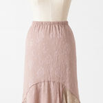 Y2K Womens Skirt Size 4‎ Pink Lace Mesh Asymmetrical Fairycore Coquette Romantic Photo 0