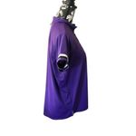 Belyn Key Womens Golf Shirt Polo Top Purple Athletic Large Photo 1