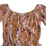 Haute Monde  Floral Romper Off Shoulder Elastic Waist Casual‎ Cute Comfy Size S Photo 3