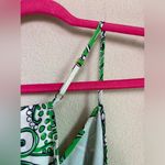 Lilly Pulitzer Dusk 100% Silk Slip Dress in Go Go Green Shape Up or Ship Out M Photo 9