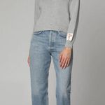 Golden Goose Round Neck Sweater in Gray Cotton Distressed Size S Photo 11