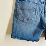Lucky Brand  The Roll Up Embroidered Denim Shorts size 4 / 27 Long Inseam Photo 8