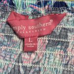 Simply Southern  women’s size large high elastic waist tiered short skirt Beachy Photo 5