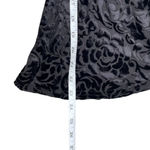 Ultra Pink Velvet Burnout Collared Button Bell Sleeve Tunic Blouse Size Med Goth Photo 4