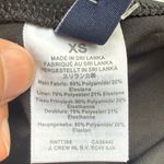 J.Crew NWT  Scalloped One-Piece Swimsuit in Solid Black BF041 Women's XS Photo 8