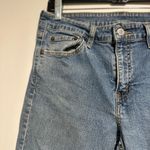 Levi's Vintage Levi 519 ‘04 Y2K Low Stretch Flare Jeans Juniors Size 9 JR M Dark Wash. Photo 9