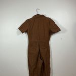 BDG Urban Outfitters Brown Corduroy Short Sleeve Jumpsuit Utility Workwear Sz S Photo 6