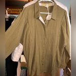 Hem & Thread  Olive Collared Shirt NWT Size L Photo 0