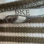 BKE  M Ribbed Thermal Henley Top Olive Stripe Y2K Layering Indie Grunge Photo 6