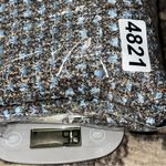 Rickie Freeman Teri Jon Women’s Size 4 Gray Blue Tweed Wool Blend Boucle Jacket Black Photo 8