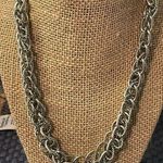 Ann Taylor Loft Multi Chain Link necklace silver t Photo 0