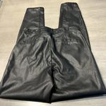 BLANK NYC  The Bond Black Faux‎ Leather Pants with Zip Details Size 25 Photo 12