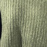 American Eagle  Cropped Chunky Knit Sweater Dark Green Size Small Photo 7