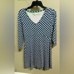 Boden Women’s Tori Jersey Tunic Mini Dress Mod Retro Size 6P Green Photo 1