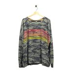 P.J. Salvage  Camo Sweatshirt Green Size 3X Photo 1
