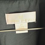 Rachel Parcell Black Satin Wrap Style Midi Dress with Puff Sleeves Photo 6