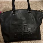 Tory Burch black pebble leather bombe satchel Photo 5