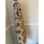 Bombay Paisley button front XS Midi cottage core dress short sleeve modest￼ Photo 3