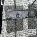 Anthropologie NVLT Berber plaid oversized shirt jacket Shaket size Small Photo 5