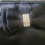 Elegant Black Evening Bag with Bow Accent Photo 4