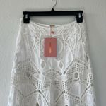 Cult Gaia NWT  Cove Cup Up Crochet Pants in White Photo 3
