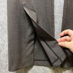 House Of Harlow 1960 Dress Pants 8 Wide Leg Trousers Brown Micro Check Slacks Photo 7