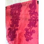 Free People Embroidered Quills 100% Cotton Sheer Boxy Cut Bohemian Cropped Top M Photo 2