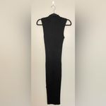 Pink Rose Sleeveless Rib Knit Midi/Maxi Sweater Dress, Black, Size M, NWOT Photo 1