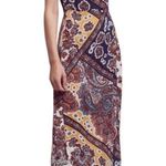 Anthropologie Tiny by  Mountaire Maxi Dress Sleeveless Boho Wrap Slit Size Medium Photo 0